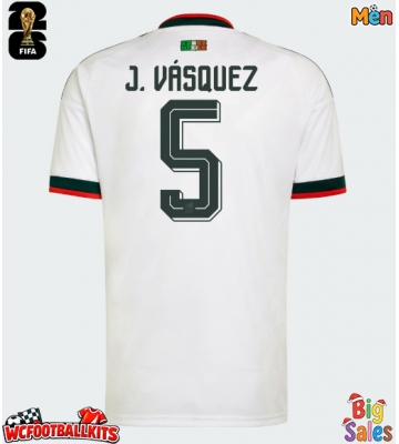 Mexico Johan Vasquez #5 Replica Away Stadium Shirt World Cup 2026 Short Sleeve